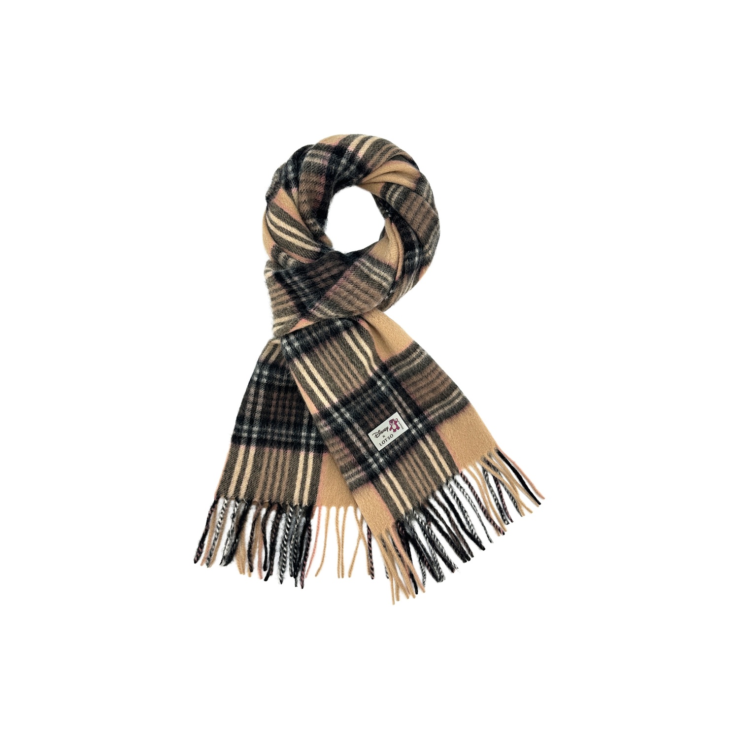 Disney Шерстяной вязаный шарф унисекс, Maillard Style Fine Plaid
Disney Шерстяной вязаный шарф унисекс, Maillard Style Fine Plaid