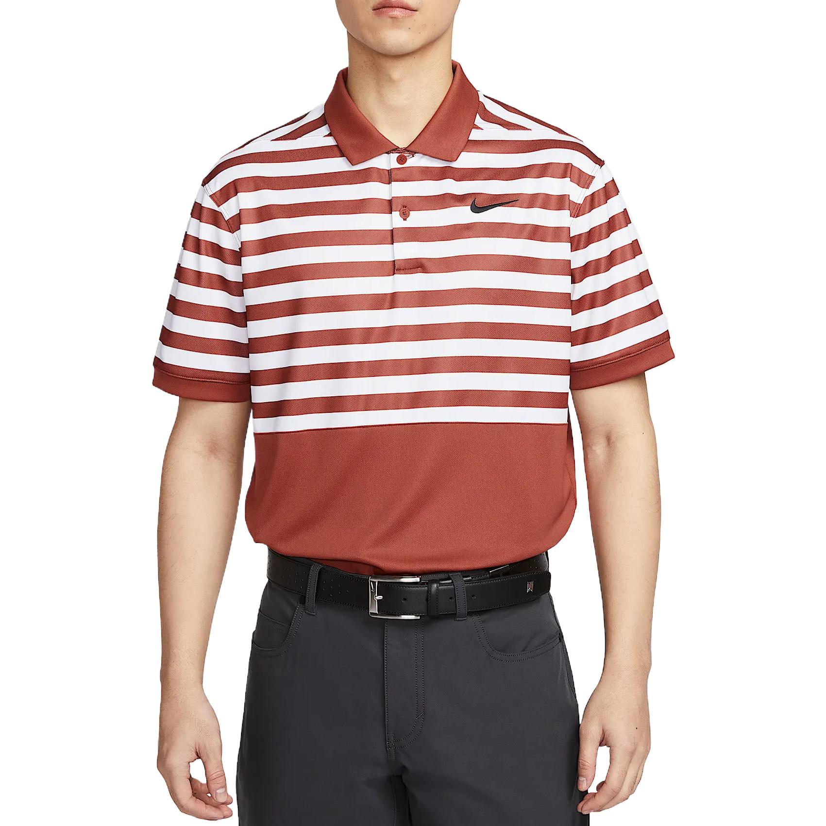 Мужская поло для гольфа Victory+ Dri FIT Nike, красный/черный
Мужская поло для гольфа Victory+ Dri FIT Nike, красный/черный