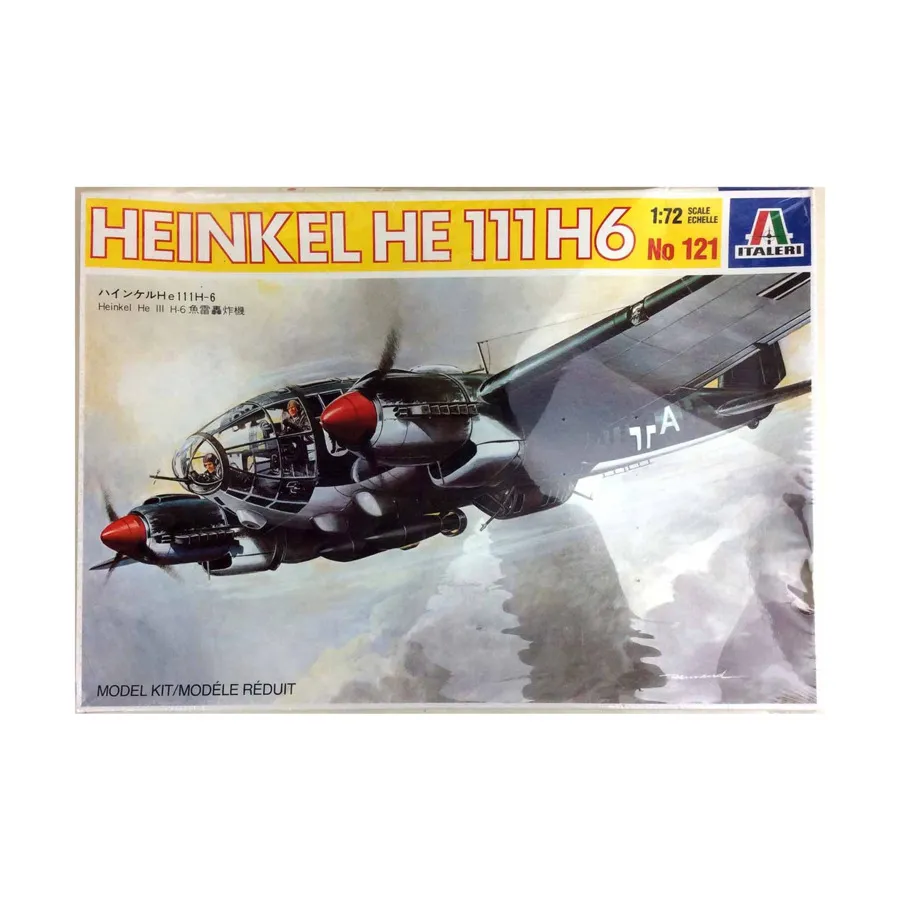 Хейнкель HE 111H6, Military Vehicles (1:72) (Italeri)
Хейнкель HE 111H6, Military Vehicles (1:72) (Italeri)