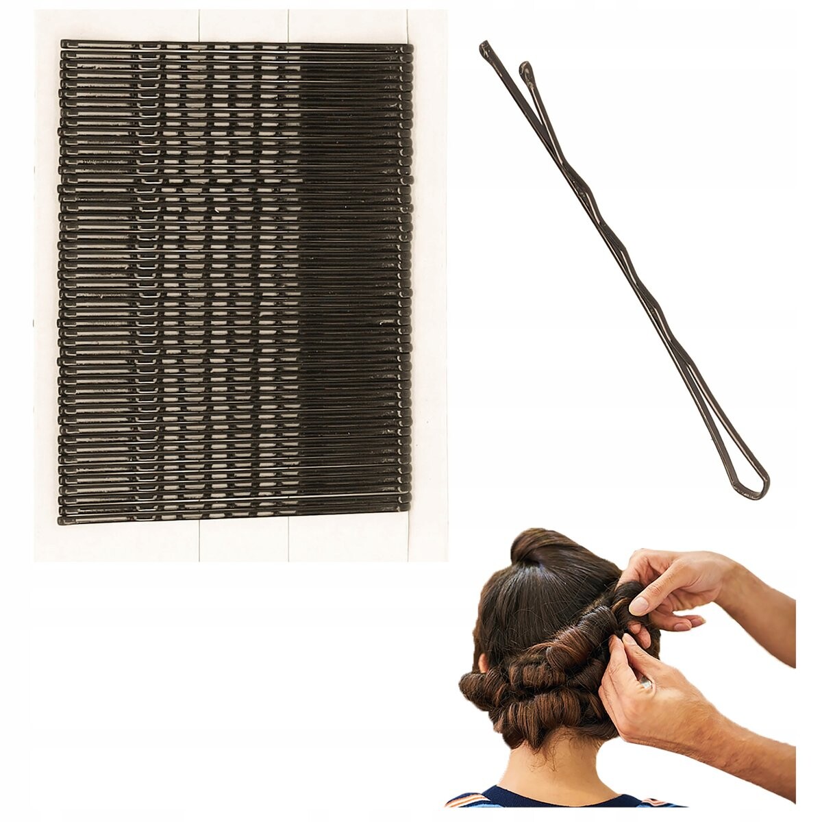 Заколки для волос коричневого цвета, набор из 50 штук, классическая заколка для волос, 6 см Inna
Заколки для волос коричневого цвета, набор из 50 штук, классическая заколка для волос, 6 см Inna