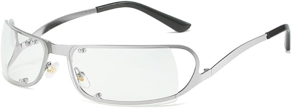 Женские солнцезащитные очки в стиле панк без оправы, ретро-стимпанк, цельные солнцезащитные очки с защитой от УФ-излучения UV400, модные очки для женщин TYUVIVO, C6silver-lightsilver
Женские солнцезащитные очки в стиле панк без оправы, ретро-стимпанк, цельные солнцезащитные очки с защитой от УФ-излучения UV400, модные очки для женщин TYUVIVO, C6silver-lightsilver