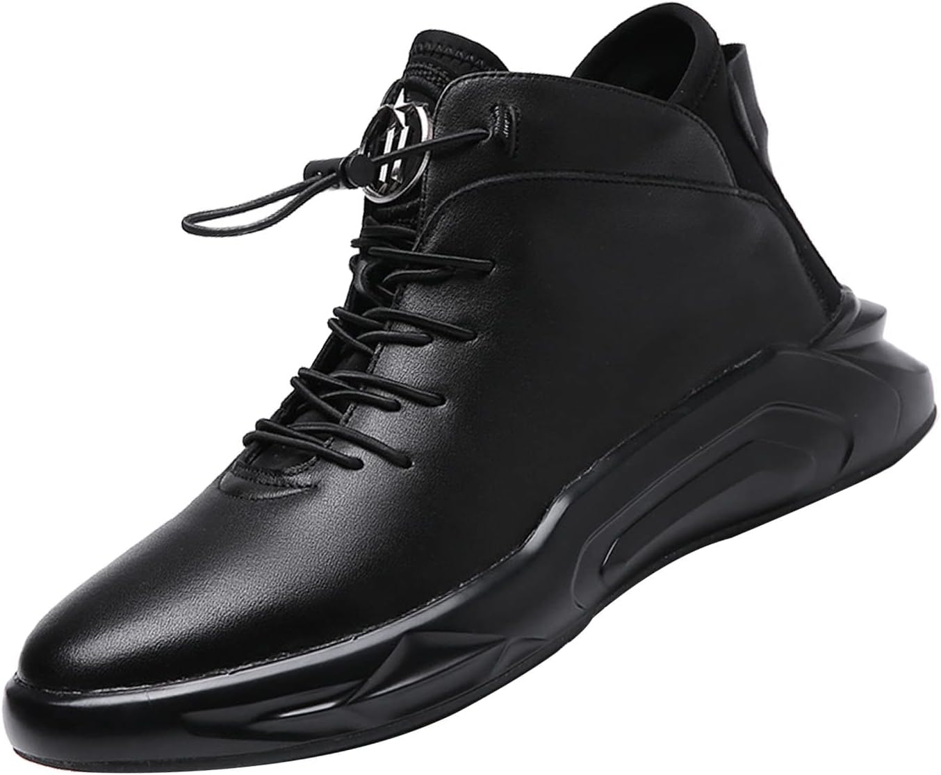 Мужские высокие модные кроссовки Keilinia из черной кожи, удобные ортопедические, амортизирующие и противоскользящие, для бега и спорта
Мужские высокие модные кроссовки Keilinia из черной кожи, удобные ортопедические, амортизирующие и противоскользящие, для бега и спорта