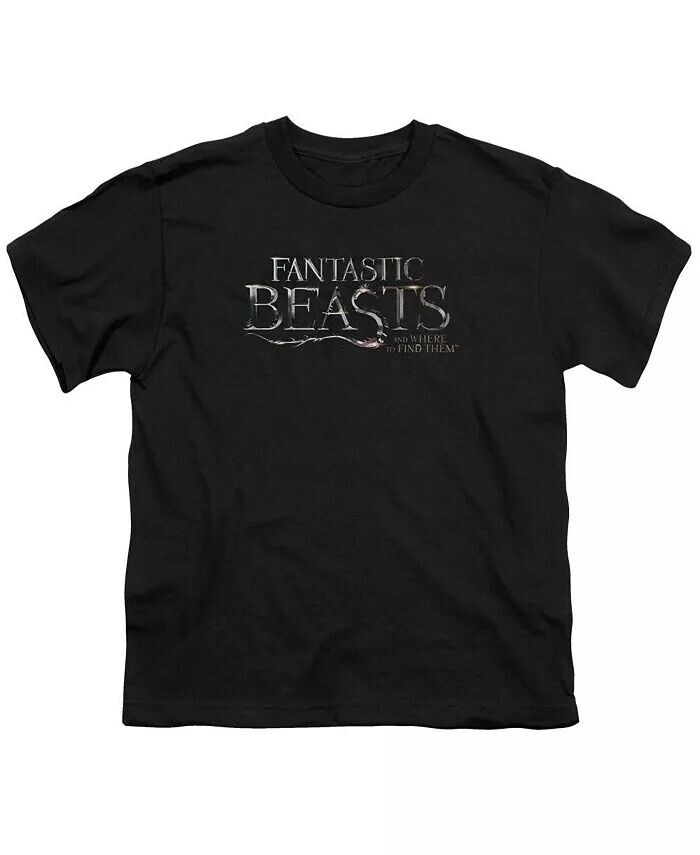 Футболка с коротким рукавом и логотипом для мальчиков Fantastic Beasts, черный
Футболка с коротким рукавом и логотипом для мальчиков Fantastic Beasts, черный