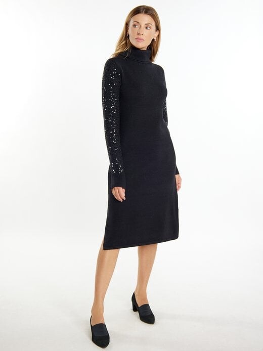 Трикотажное платье с пайетками Usha, черный
Трикотажное платье с пайетками Usha, черный