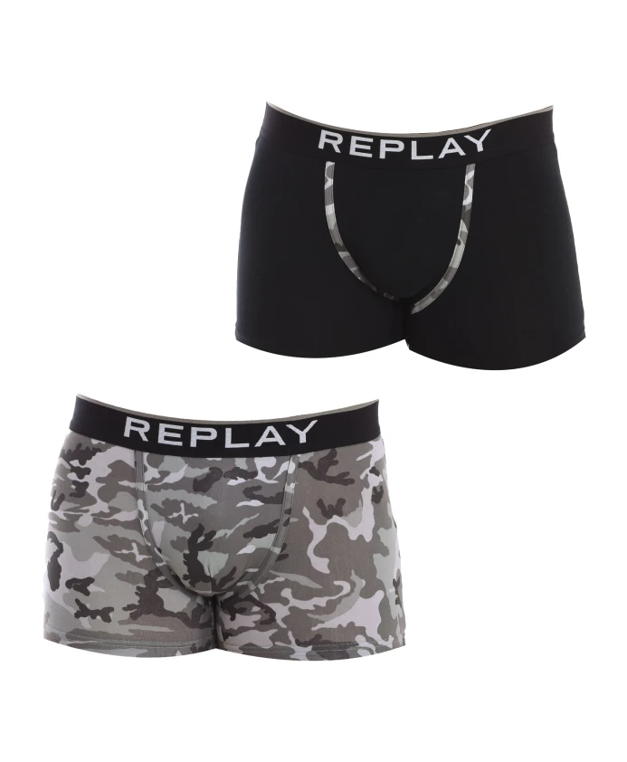 Удобные эластичные хлопковые боксерские шорты Replay, мультиколор
Удобные эластичные хлопковые боксерские шорты Replay, мультиколор