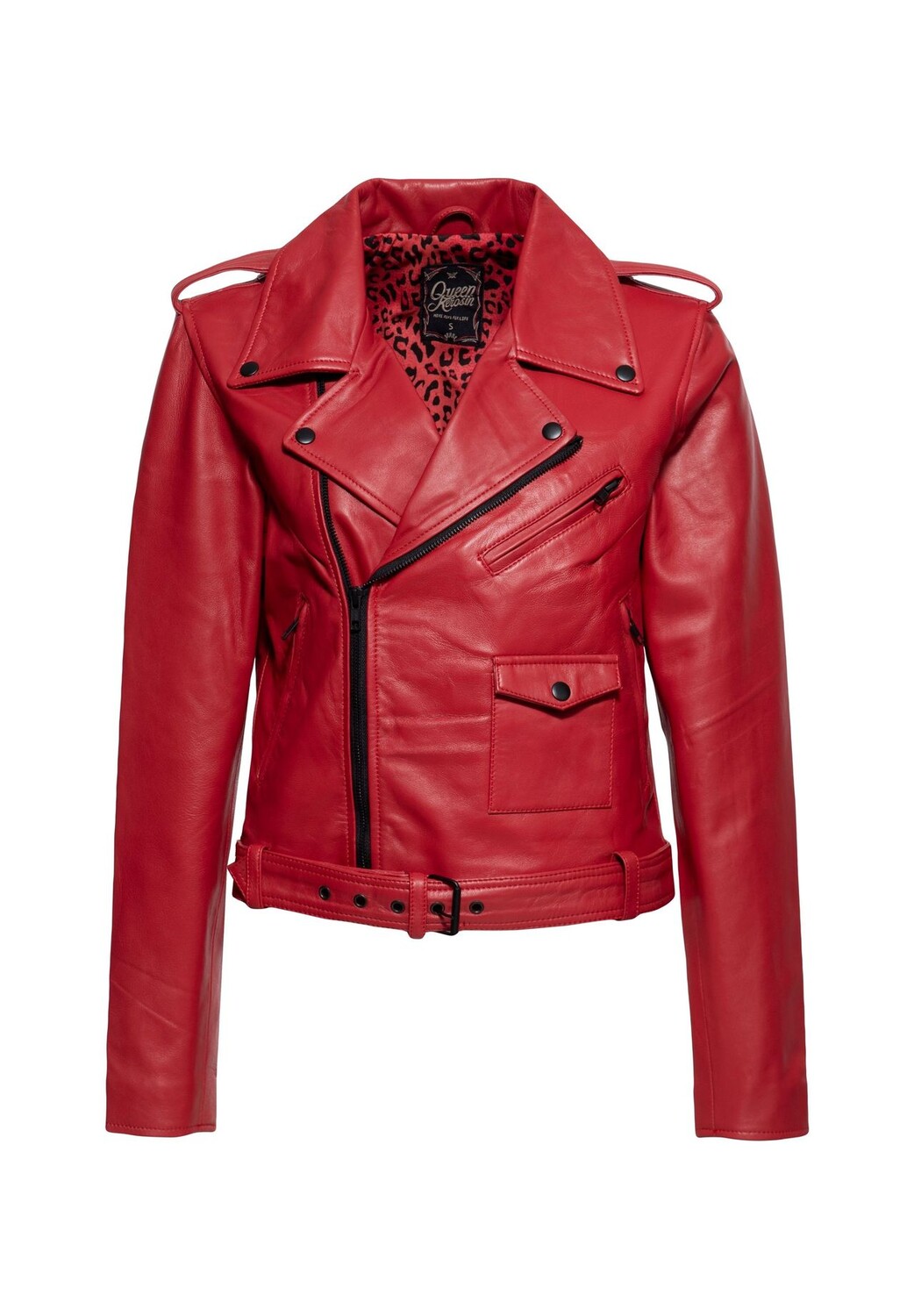 Кожаная куртка на леопардовой подкладке Marlon QUEEN KEROSIN, красный
Кожаная куртка на леопардовой подкладке Marlon QUEEN KEROSIN, красный