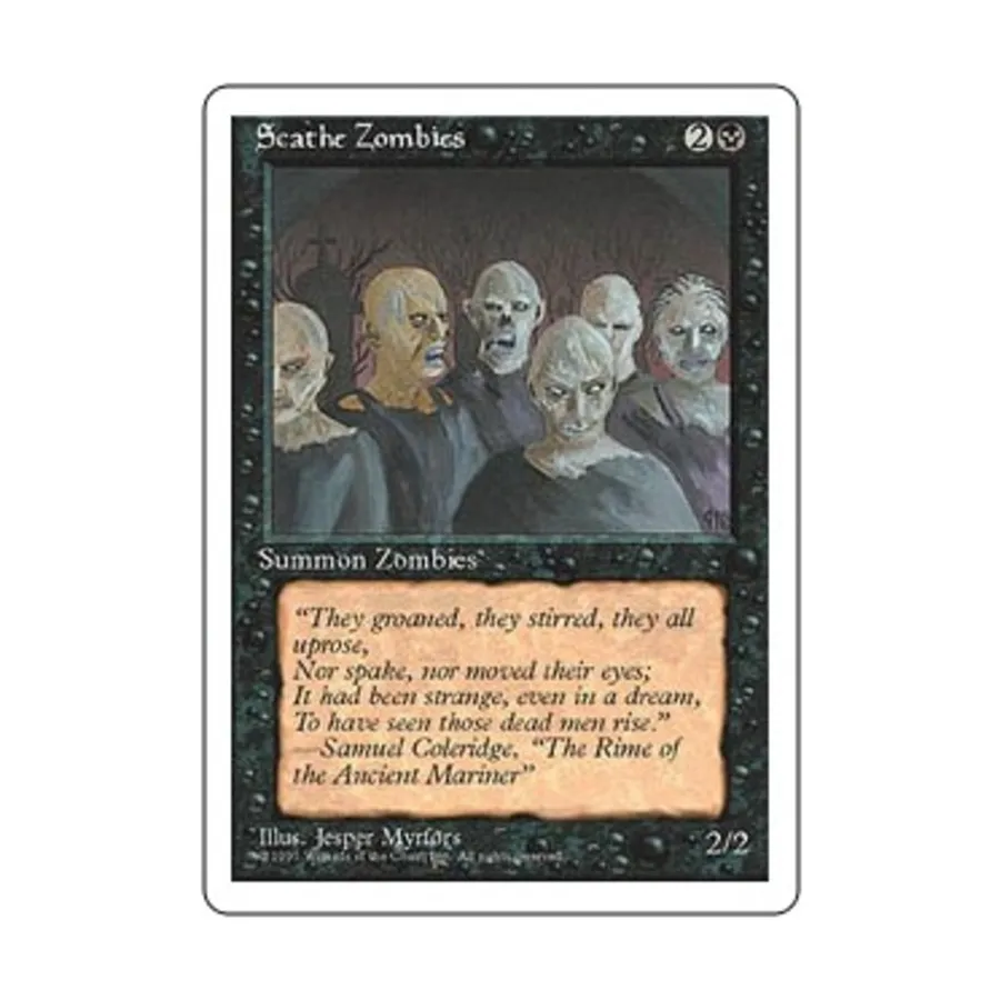 CCG Нападающие зомби (клавиша C), MTG - 4th Edition
CCG Нападающие зомби (клавиша C), MTG - 4th Edition