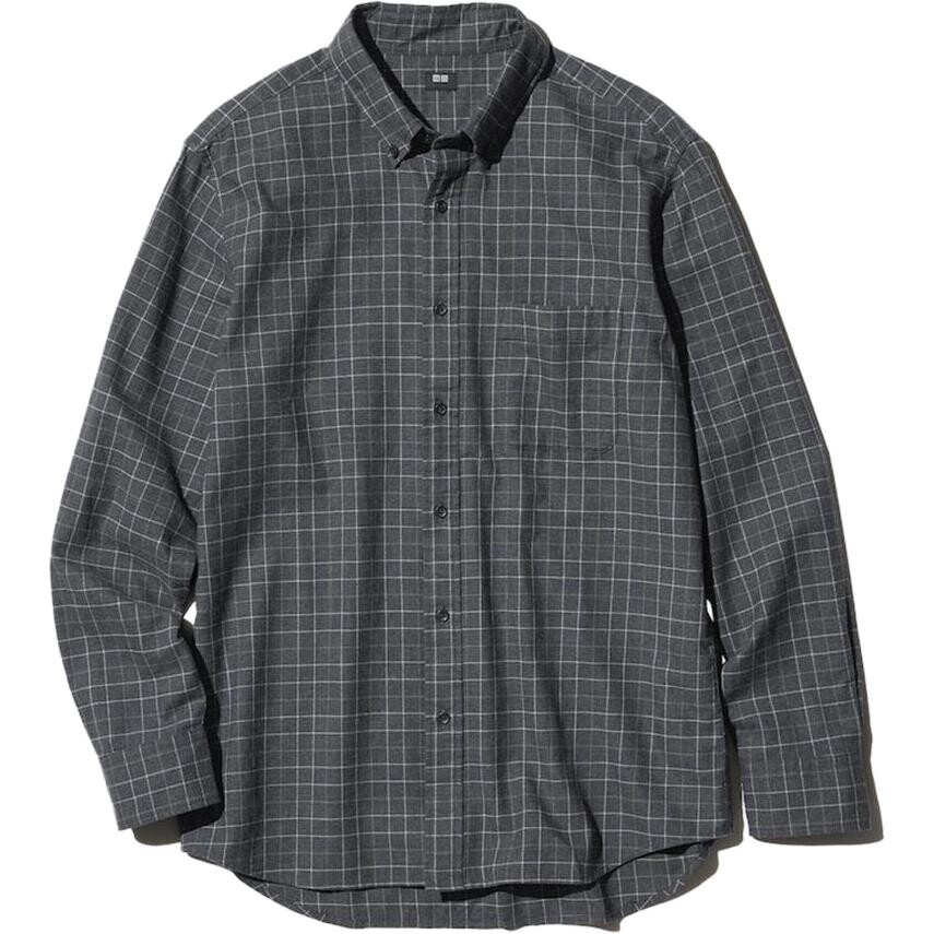 Рубашка унисекс темно-серая Uniqlo, темно-серый
Рубашка унисекс темно-серая Uniqlo, темно-серый