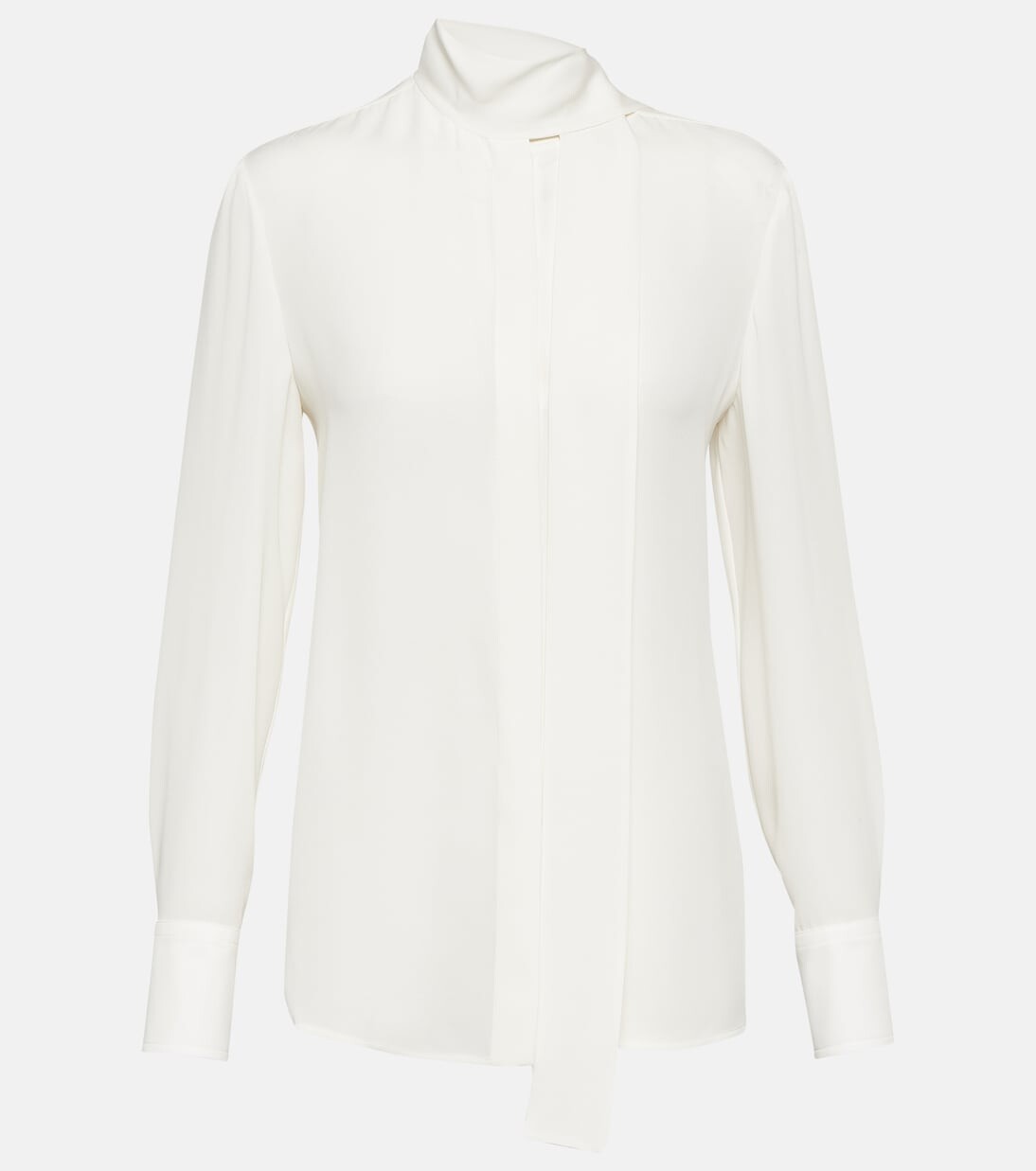 Блузка из шелкового жоржета с воротником-бабочкой Valentino, белый
Блузка из шелкового жоржета с воротником-бабочкой Valentino, белый