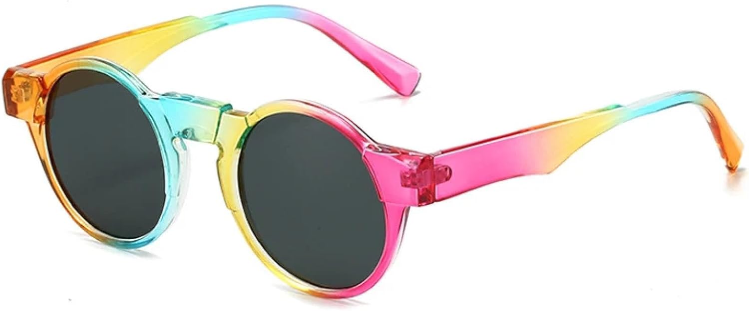 Солнцезащитные очки с защитой от УФ-излучения UV400 для женщин и мужчин | Маленькие круглые, конфетные, в стиле панк | для занятий спортом на открытом воздухе DSVIGF, Colorful Gray
Солнцезащитные очки с защитой от УФ-излучения UV400 для женщин и мужчин | Маленькие круглые, конфетные, в стиле панк | для занятий спортом на открытом воздухе DSVIGF, Colorful Gray