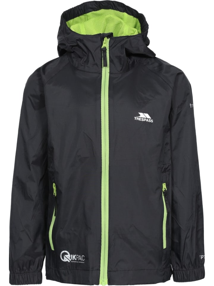 Детская куртка-дождевик черного цвета Trespass
Детская куртка-дождевик черного цвета Trespass