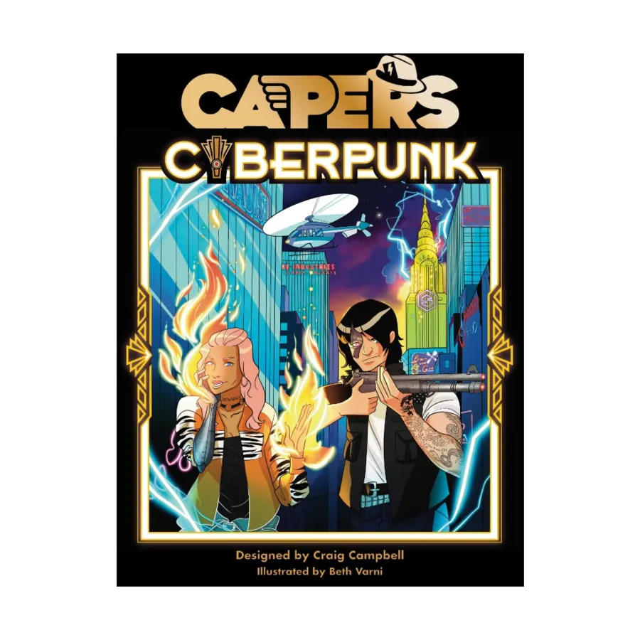 Capers - Cyberpunk, Role Playing Games (Nerd Berger Games), твердый переплет
Capers - Cyberpunk, Role Playing Games (Nerd Berger Games), твердый переплет