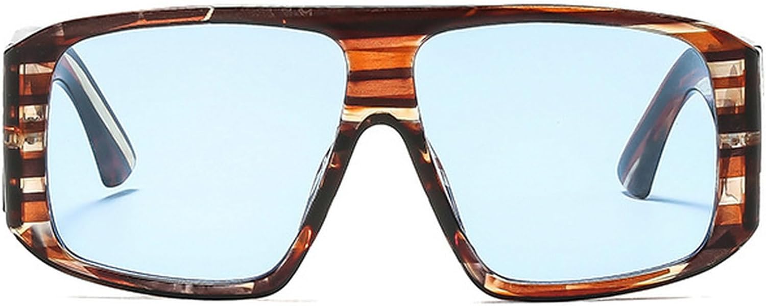 Крупные квадратные солнцезащитные очки для женщин и мужчин, очки-пилот, винтажные солнцезащитные очки с широкими дужками, модные очки с защитой от УФ-излучения mincl, Brown Blue
Крупные квадратные солнцезащитные очки для женщин и мужчин, очки-пилот, винтажные солнцезащитные очки с широкими дужками, модные очки с защитой от УФ-излучения mincl, Brown Blue