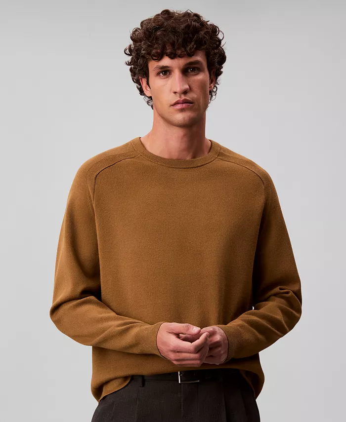 Мужской свитер Tech Knit с круглым вырезом Calvin Klein, коричневый
Мужской свитер Tech Knit с круглым вырезом Calvin Klein, коричневый