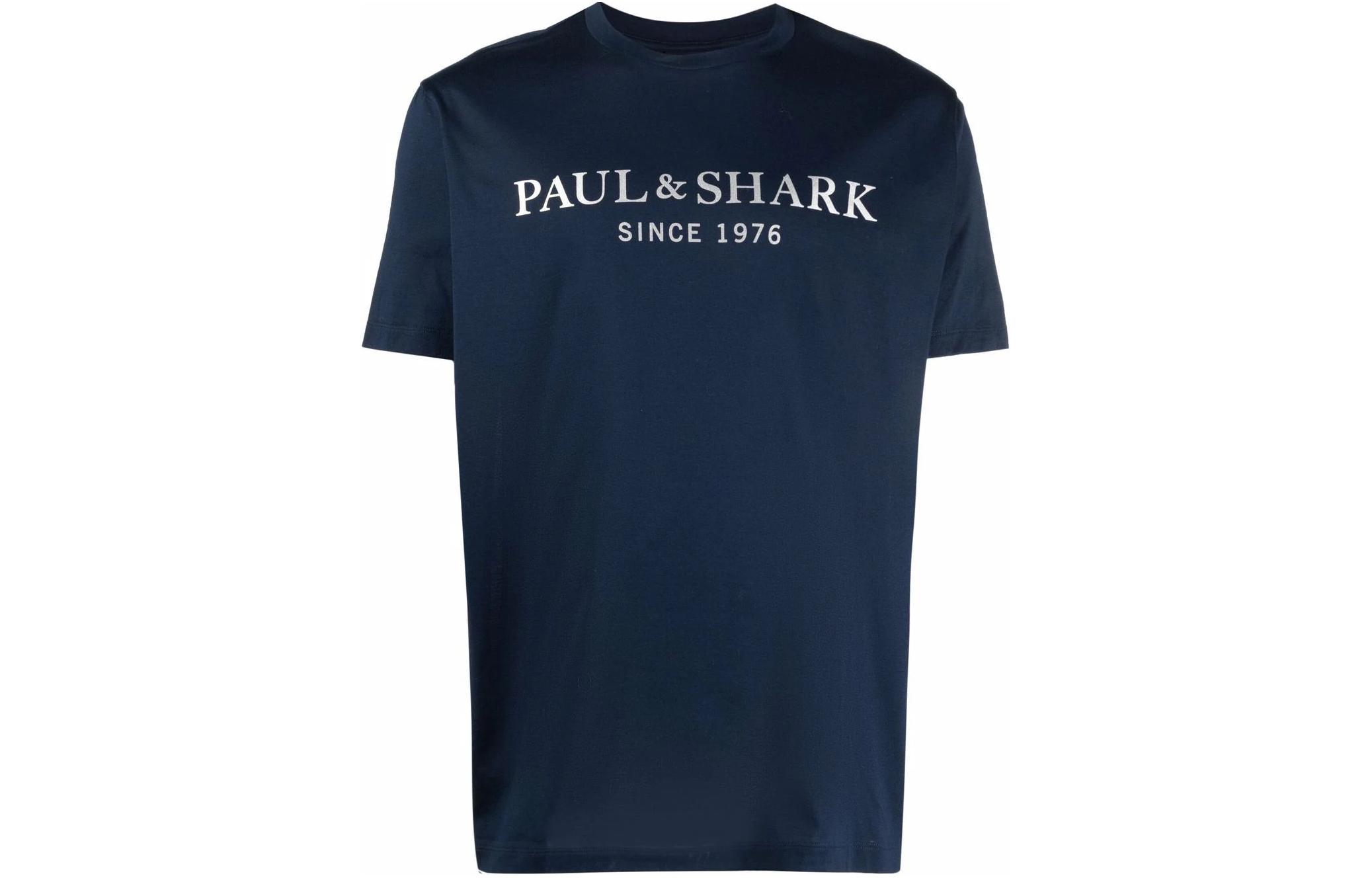 Футболка из хлопка с вышитым логотипом Paul & Shark, синий
Футболка из хлопка с вышитым логотипом Paul & Shark, синий