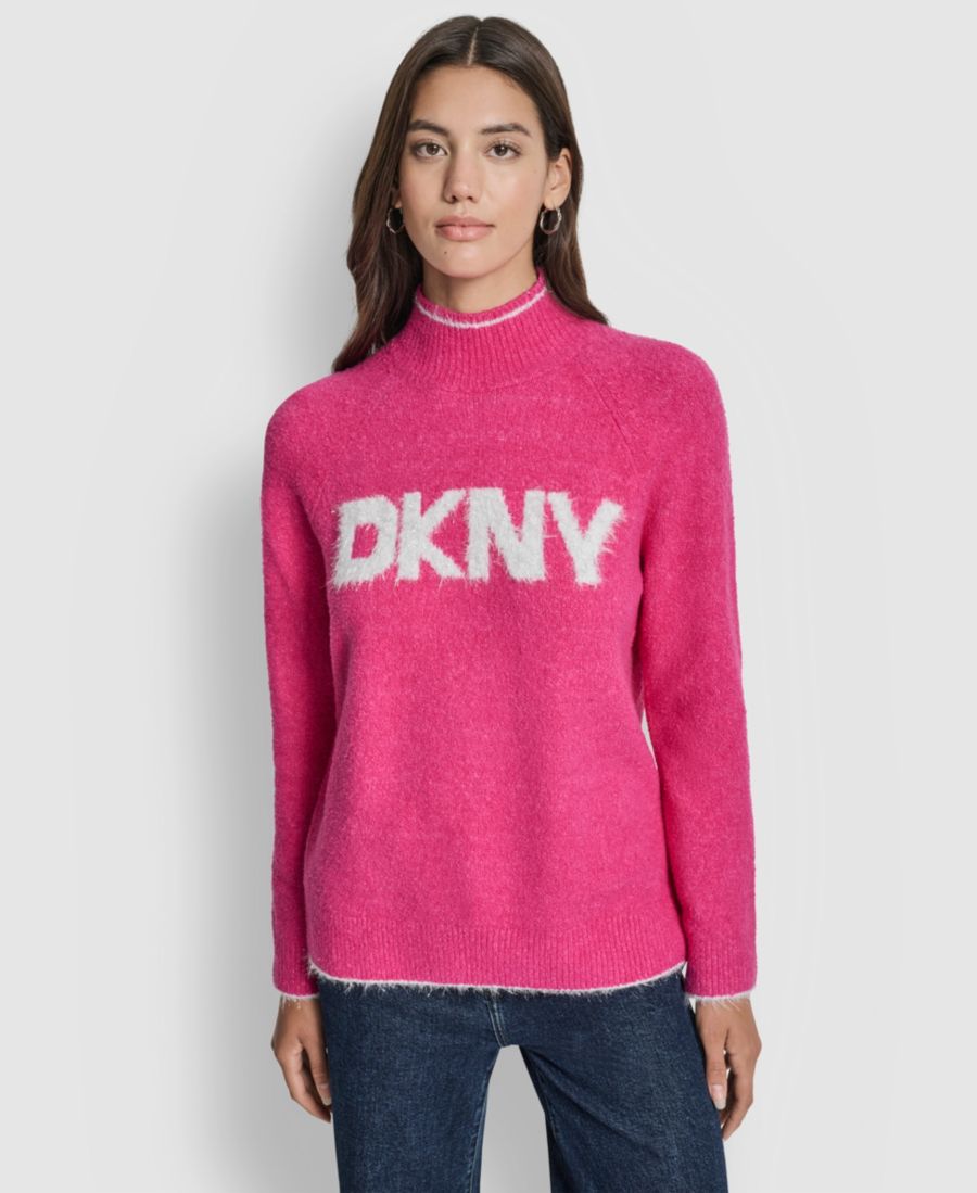 Женский свитер с логотипом Tinsel DKNY Jeans, Festive Pink/Silver
Женский свитер с логотипом Tinsel DKNY Jeans, Festive Pink/Silver