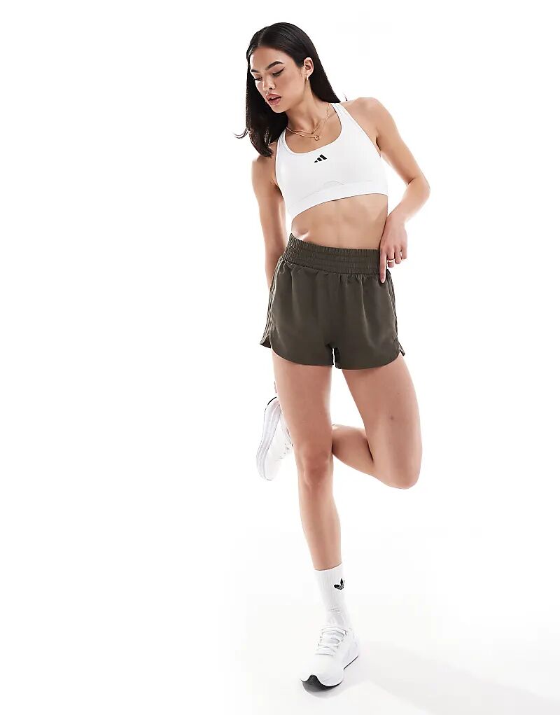 Шорты adidas Running Pacer 5 дюймов из плетеной ткани оливково-зеленого цвета adidas performance
Шорты adidas Running Pacer 5 дюймов из плетеной ткани оливково-зеленого цвета adidas performance
