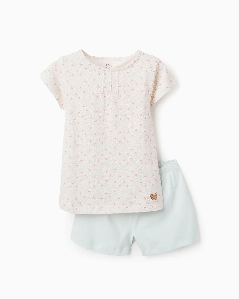 Детская пижама из 100% хлопка с футболкой с принтом Zippy, светло-розовый
Детская пижама из 100% хлопка с футболкой с принтом Zippy, светло-розовый