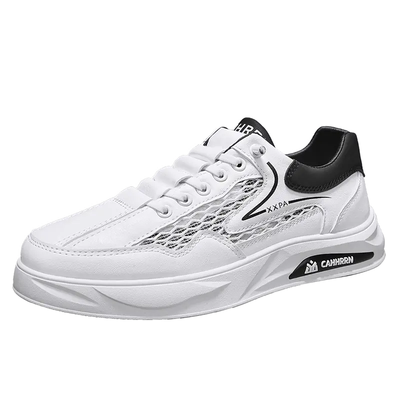 Нескользящие и дышащие низкие мужские кроссовки для скейтбординга BOLE, White Black
Нескользящие и дышащие низкие мужские кроссовки для скейтбординга BOLE, White Black