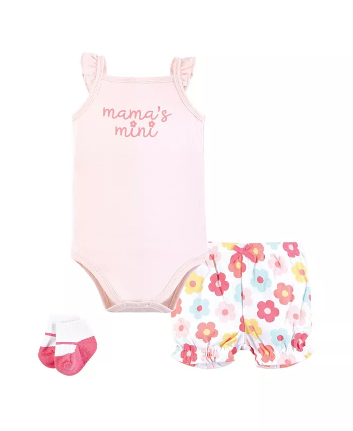 Боди, шорты и носочки для девочки Hudson, солнцезащитные очки Hello Sunshine Hudson Baby, розовый
Боди, шорты и носочки для девочки Hudson, солнцезащитные очки Hello Sunshine Hudson Baby, розовый