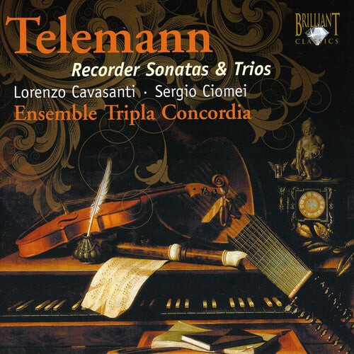 CD диск Telemann / Triple Concordia / Ciomei / Cavasanti: Recorder Sonatas & Trios
CD диск Telemann / Triple Concordia / Ciomei / Cavasanti: Recorder Sonatas & Trios