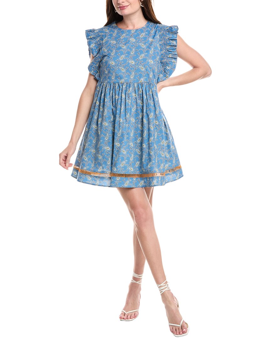 Фабрика Англия Пейсли Мини-платье English Factory, синий
Фабрика Англия Пейсли Мини-платье English Factory, синий
