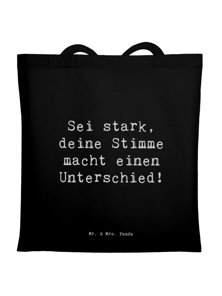 Сумка Mr. & Mrs. Panda Tragetasche Spruch Deine Stimme zählt mit Spruch, черный
Сумка Mr. & Mrs. Panda Tragetasche Spruch Deine Stimme zählt mit Spruch, черный