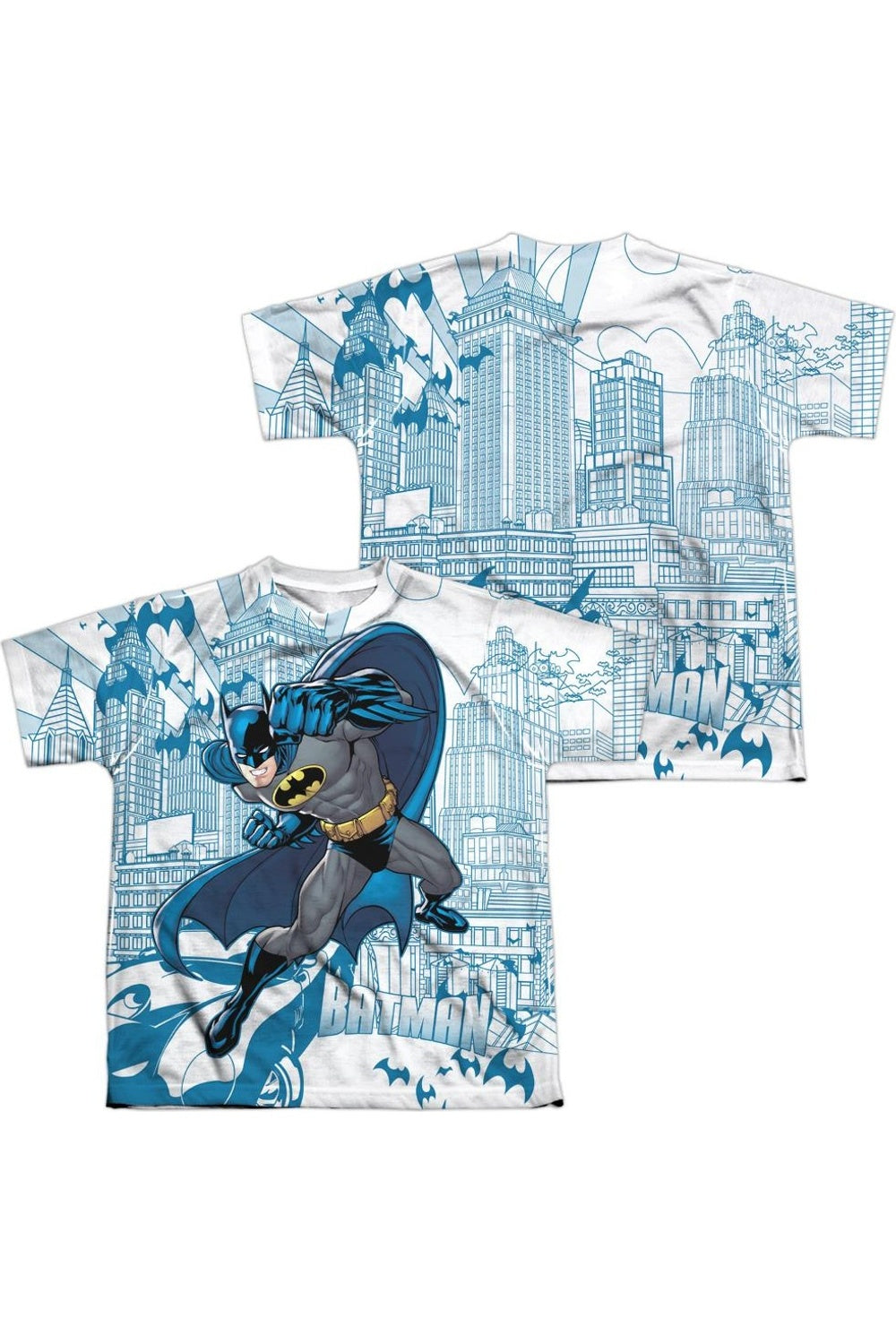 Бэтмен в городском пейзаже, детская футболка с коротким рукавом Gildan, белый
Бэтмен в городском пейзаже, детская футболка с коротким рукавом Gildan, белый