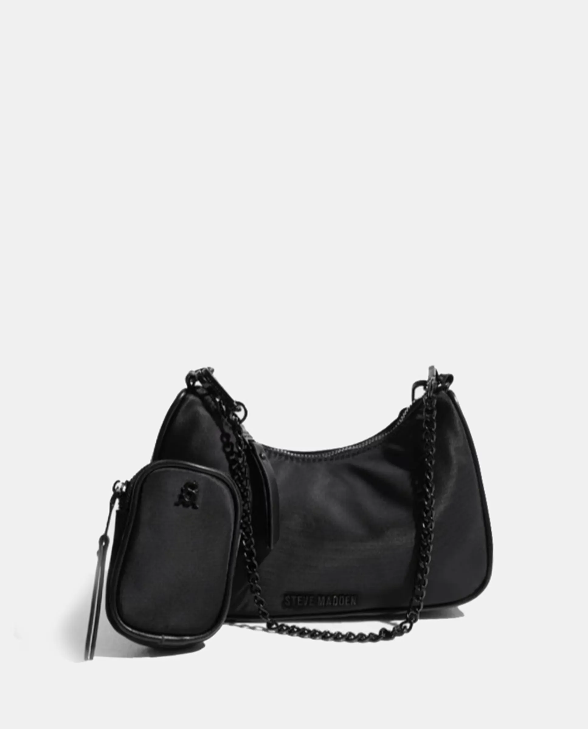 Сумка через плечо с двумя ручками и медальоном-кошельком Steve Madden, черный
Сумка через плечо с двумя ручками и медальоном-кошельком Steve Madden, черный