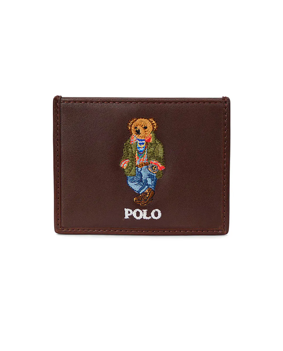 Мужской кожаный держатель для карт с Polo Bear Polo Ralph Lauren, темно-коричневый
Мужской кожаный держатель для карт с Polo Bear Polo Ralph Lauren, темно-коричневый
