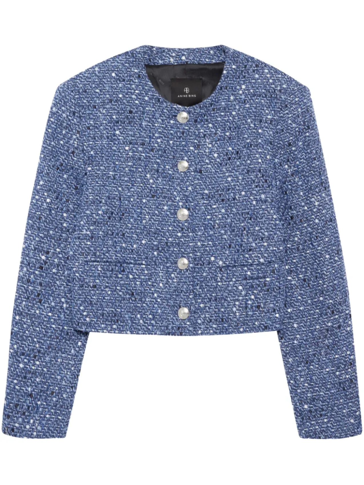 ANINE BING твидовая куртка, синий
ANINE BING твидовая куртка, синий