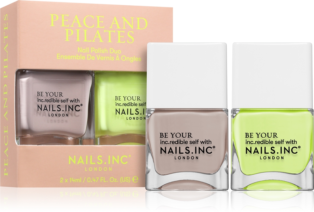 Набор лаков для ногтей Peace and Pilates Nails Inc.
Набор лаков для ногтей Peace and Pilates Nails Inc.