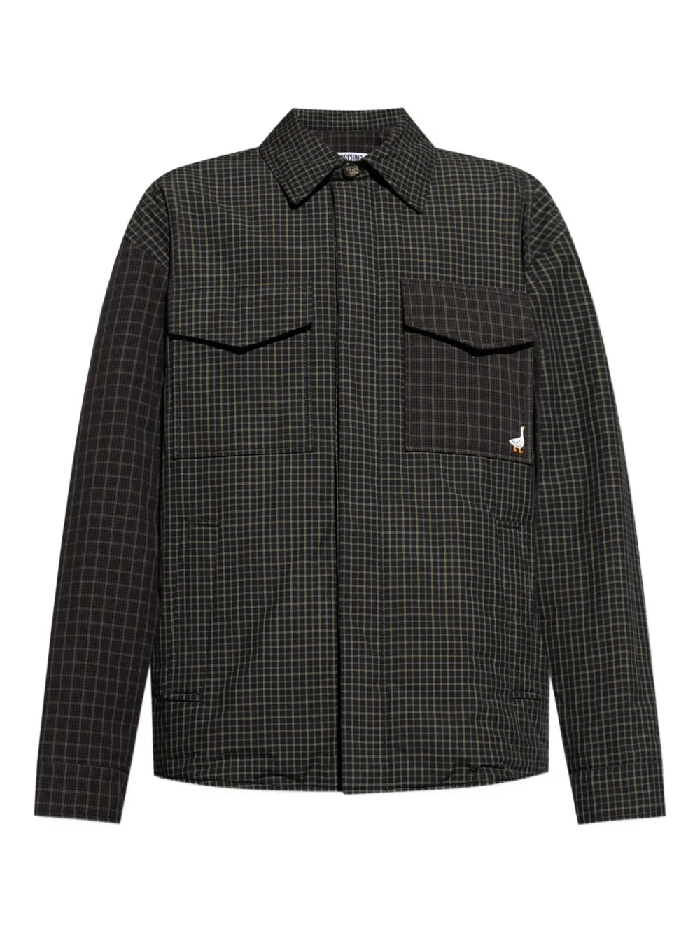 Клетчатая куртка-рубашка Moschino, черный
Клетчатая куртка-рубашка Moschino, черный