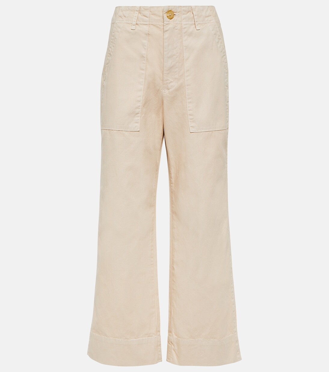 Укороченные брюки широкого кроя mya из хлопка Velvet, бежевый
Укороченные брюки широкого кроя mya из хлопка Velvet, бежевый