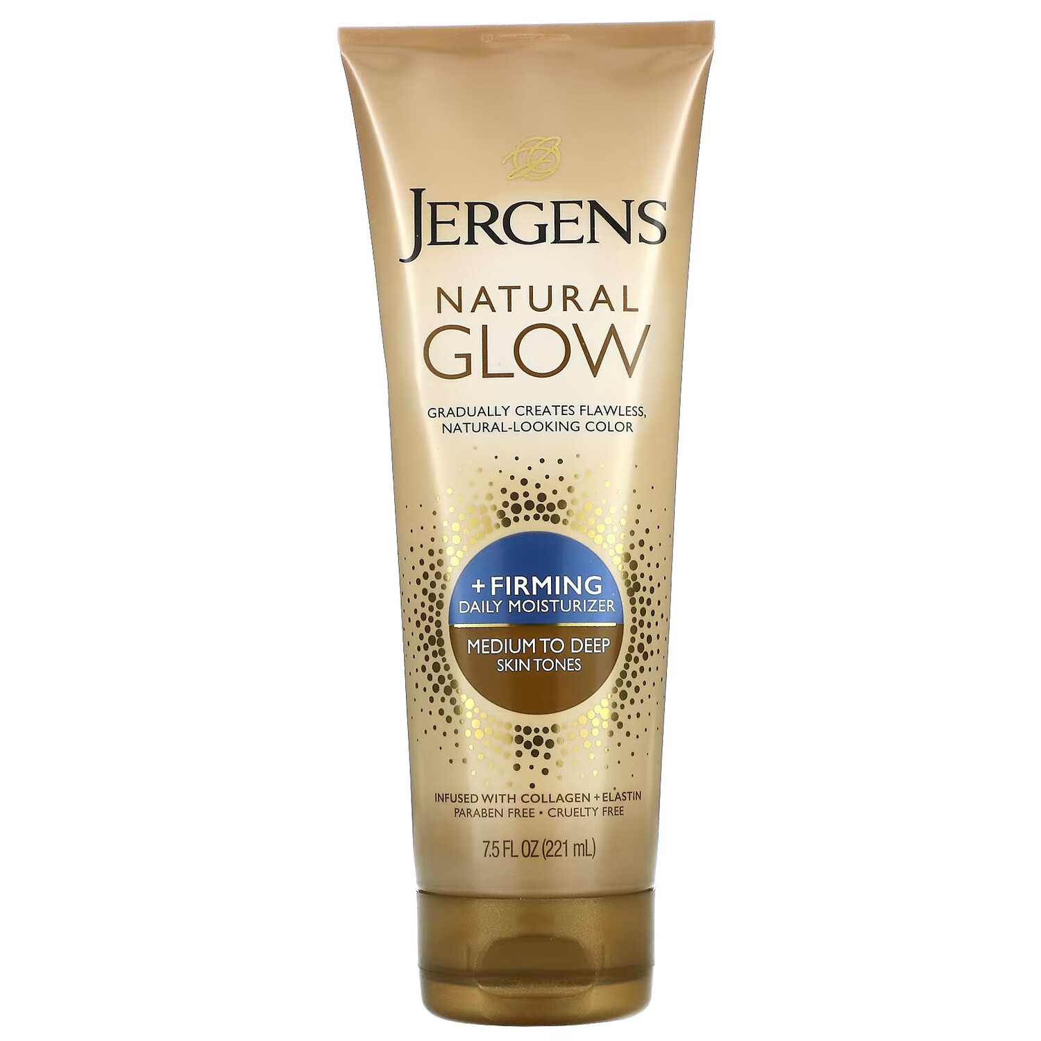 Jergens Natural Glow Укрепляющий ежедневный увлажняющий крем для кожи от среднего до глубокого тона, 7,5 жидких унций (221 мл)
Jergens Natural Glow Укрепляющий ежедневный увлажняющий крем для кожи от среднего до глубокого тона, 7,5 жидких унций (221 мл)