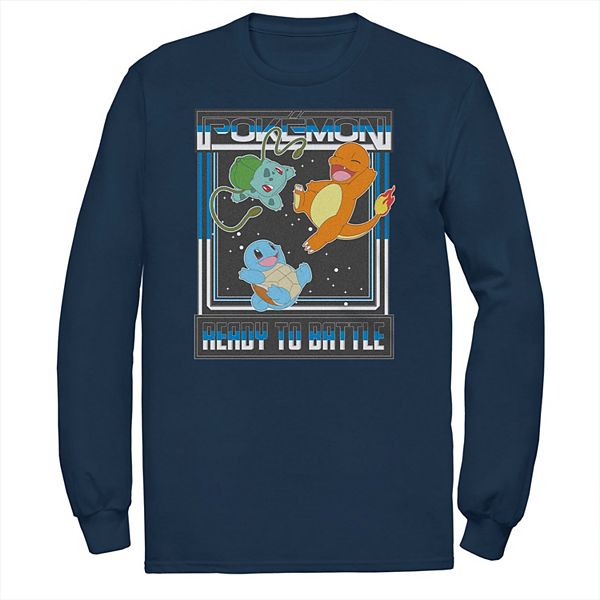 Футболка с длинным рукавом Big & Tall Pokémon Bulbasaur Charmander Squirtle Ready to Battle Licensed Character
Футболка с длинным рукавом Big & Tall Pokémon Bulbasaur Charmander Squirtle Ready to Battle Licensed Character