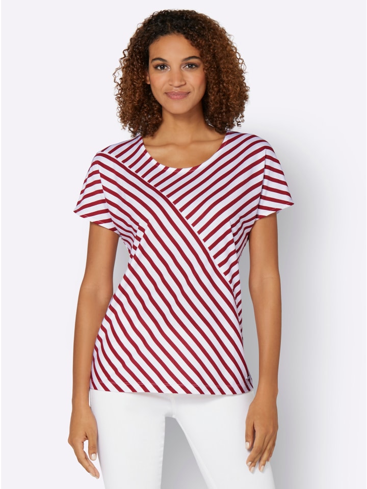 Полосатая рубашка в вишневые и белые полосы WITT WEIDEN
Полосатая рубашка в вишневые и белые полосы WITT WEIDEN