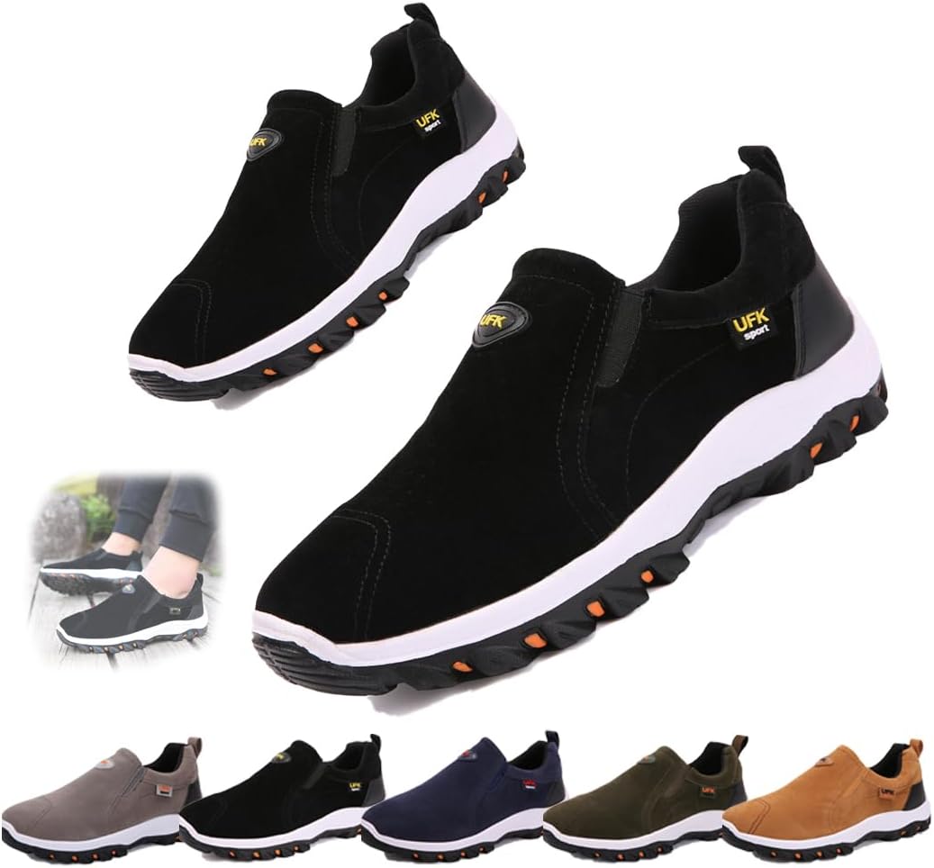 Мужские водонепроницаемые ортопедические прогулочные кроссовки, походные кеды без шнурков, с поддержкой свода стопы, комфорт на весь день для активного отдыха на природе Generic, черный
Мужские водонепроницаемые ортопедические прогулочные кроссовки, походные кеды без шнурков, с поддержкой свода стопы, комфорт на весь день для активного отдыха на природе Generic, черный