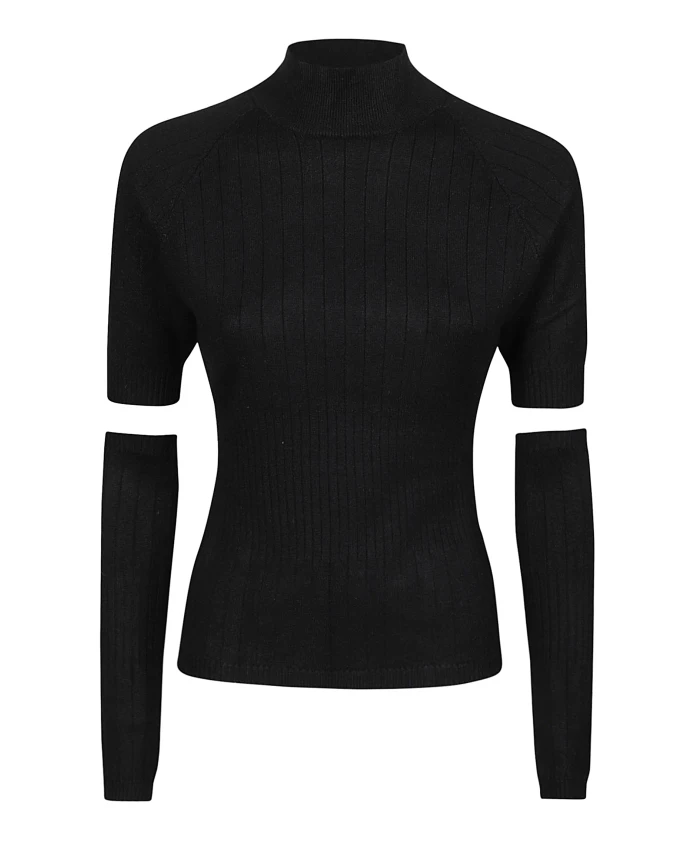 Свитер с высоким воротником Hinnominate, черный
Свитер с высоким воротником Hinnominate, черный