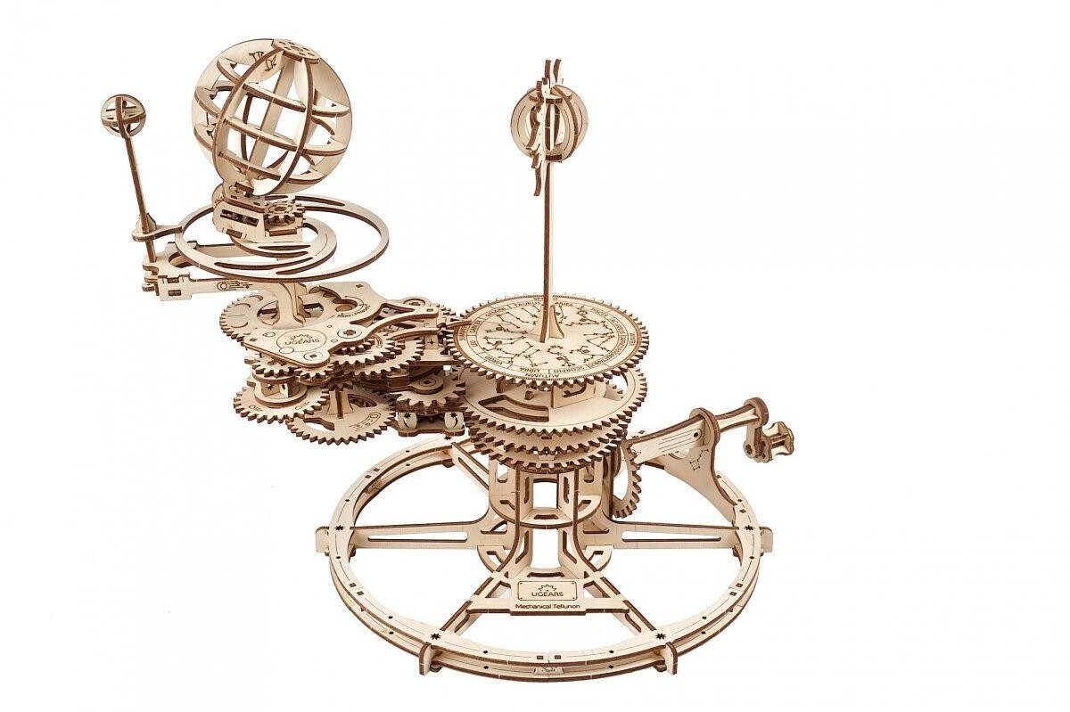 Деревянный механический 3D-пазл Tellurium Ugears
Деревянный механический 3D-пазл Tellurium Ugears