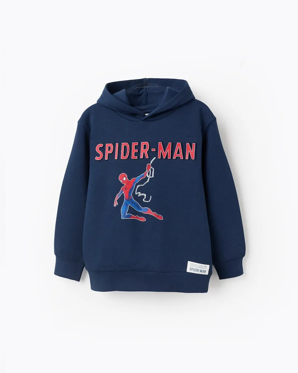 Детская толстовка на вешалке с капюшоном с рисунком Человека-Паука Zippy, темно-синий
Детская толстовка на вешалке с капюшоном с рисунком Человека-Паука Zippy, темно-синий