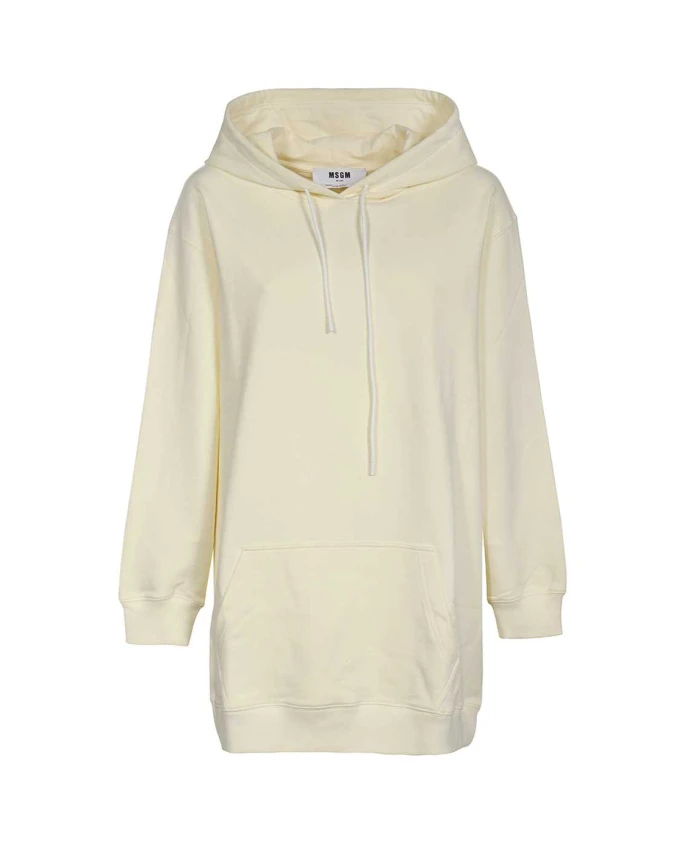Хлопковая толстовка с капюшоном и ребристыми манжетами. Msgm, бежевый
Хлопковая толстовка с капюшоном и ребристыми манжетами. Msgm, бежевый