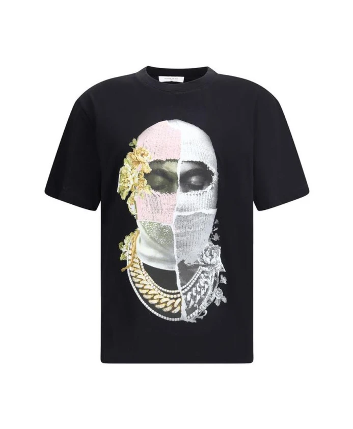 Хлопковая футболка с принтом маски Ih Nom Uh Nit, черный
Хлопковая футболка с принтом маски Ih Nom Uh Nit, черный