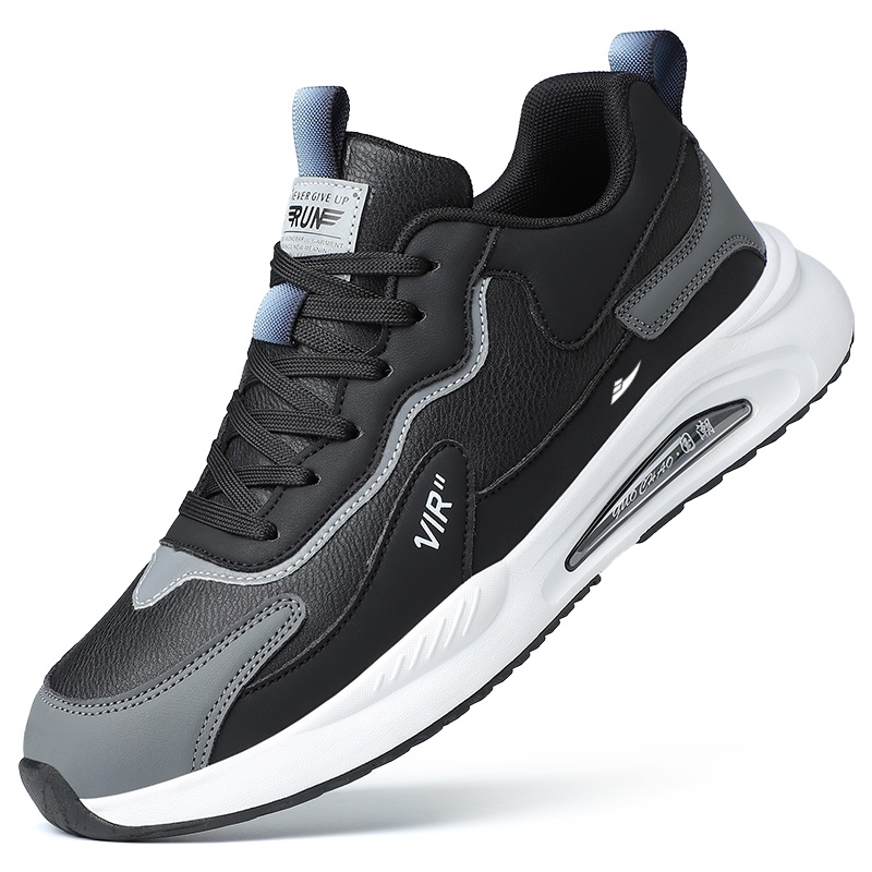 Kuding Антискользящие и износостойкие тёплые повседневные ботинки мужские - чёрные, кожаный верх, без подкладки, цвет Black, Leather Upper, No Fleece-Lined
Kuding Антискользящие и износостойкие тёплые повседневные ботинки мужские - чёрные, кожаный верх, без подкладки, цвет Black, Leather Upper, No Fleece-Lined