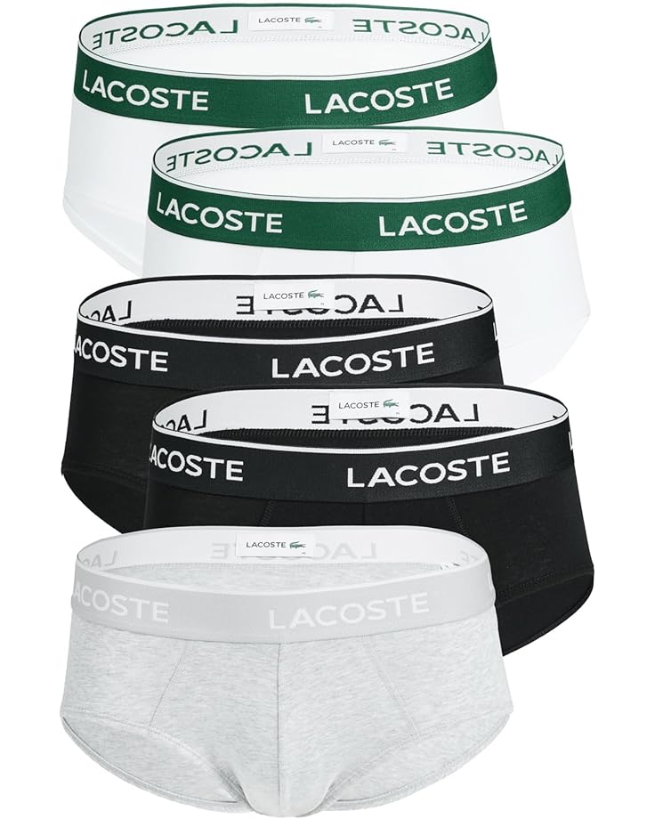 Мужские трусы Lacoste 5 Pack, Black/White/Grey Chine
Мужские трусы Lacoste 5 Pack, Black/White/Grey Chine