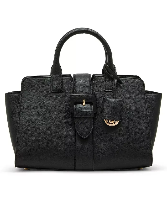 Сумка-сатчел среднего размера с ремешком на пряжке и съемным ремнем Anne Klein, черный
Сумка-сатчел среднего размера с ремешком на пряжке и съемным ремнем Anne Klein, черный