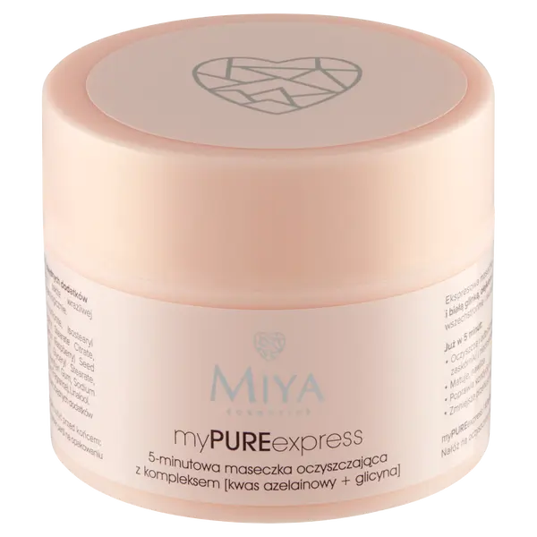 5-минутная очищающая маска с азелаиновой кислотой и глициновым комплексом, 50 г Miya Cosmetics Mypureexpress
5-минутная очищающая маска с азелаиновой кислотой и глициновым комплексом, 50 г Miya Cosmetics Mypureexpress