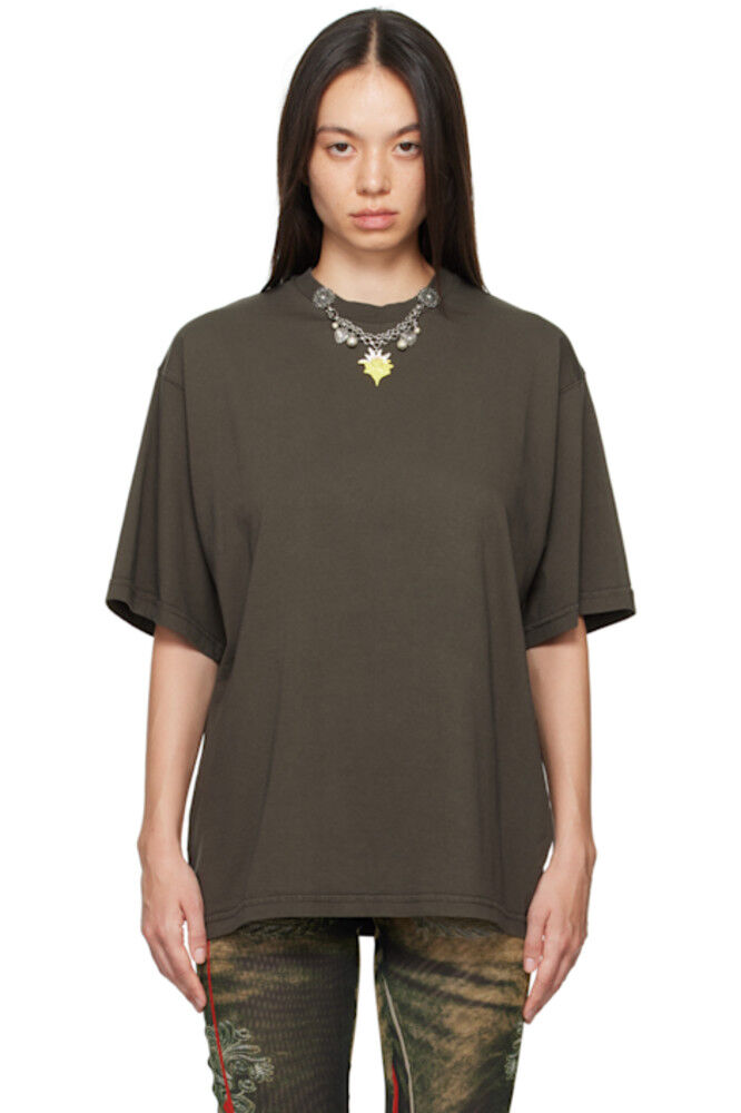 Футболка цвета хаки с подвесками Ottolinger
Футболка цвета хаки с подвесками Ottolinger