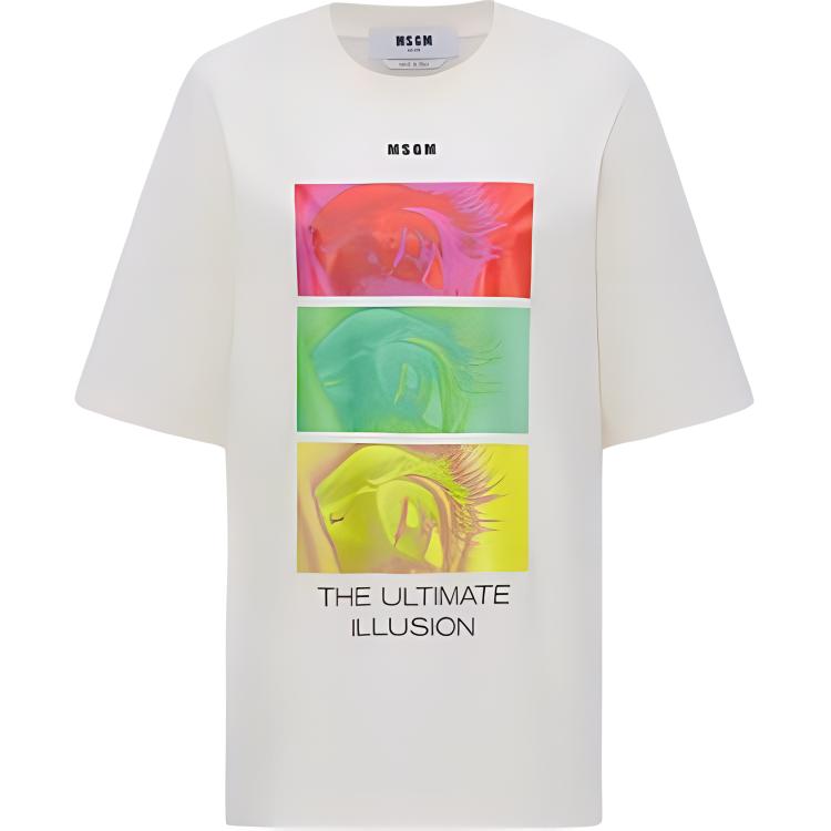 MSGM Футболка женская экрю, Белый, MSGM Футболка женская экрю
MSGM Футболка женская экрю, Белый, MSGM Футболка женская экрю