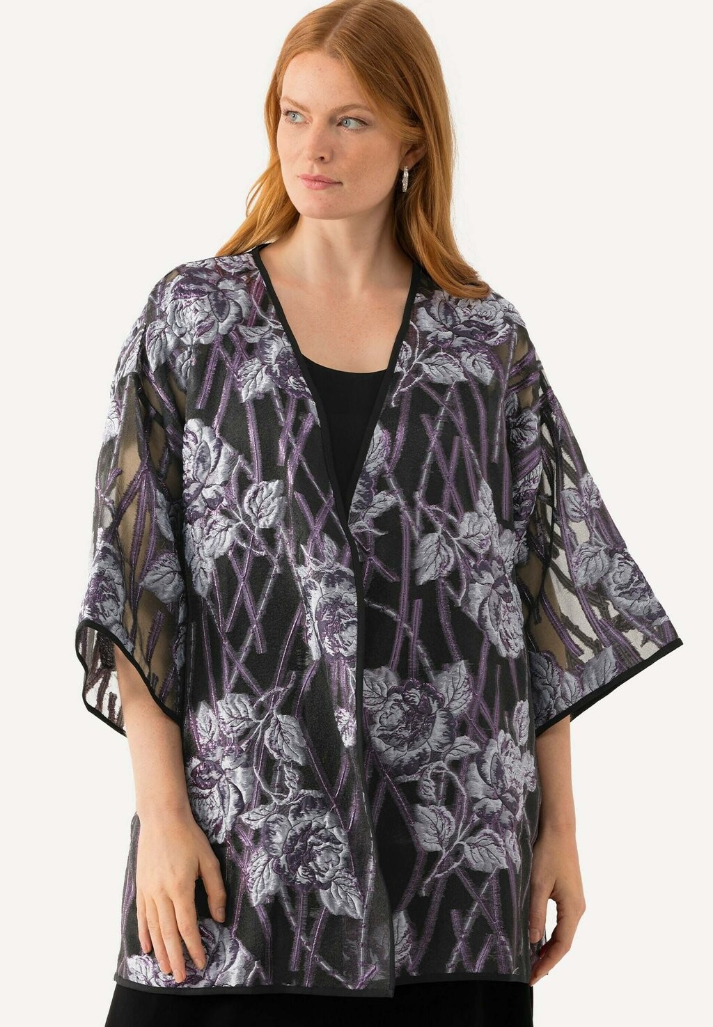 Летняя куртка FLORALES DESIGN V-AUSSCHNITT ARM Ulla Popken, черный
Летняя куртка FLORALES DESIGN V-AUSSCHNITT ARM Ulla Popken, черный